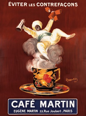 Cafe Martin Vintage Poster